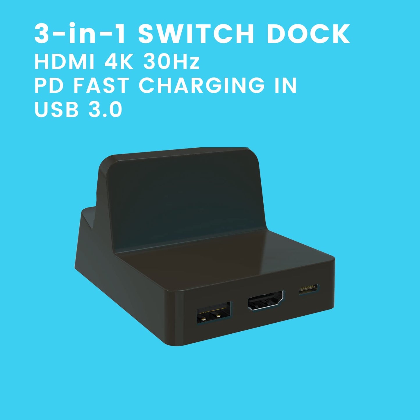 Switch Dock for Nintendo Switch - Connect Your Switch to Your TV or Monitor for Big Screen Gaming