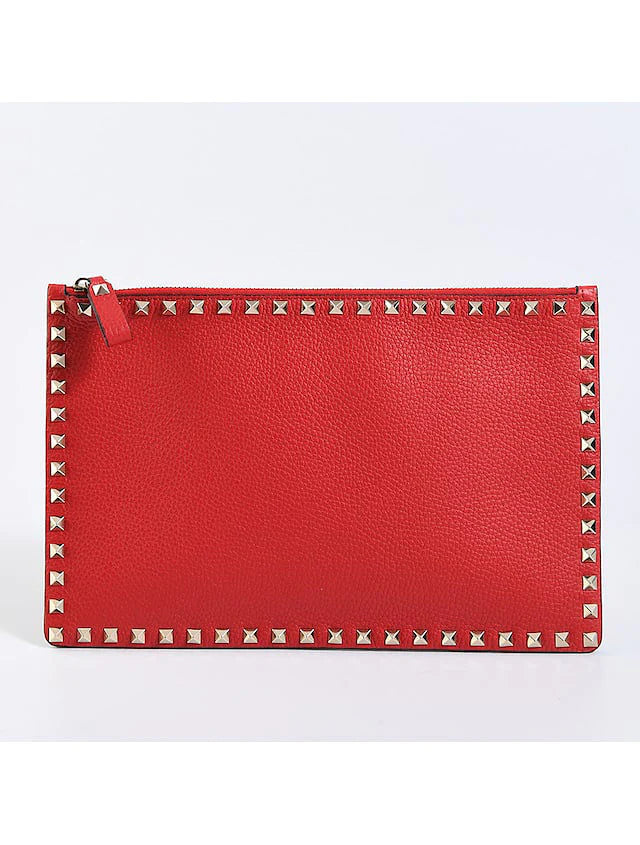Red Leather Pouch