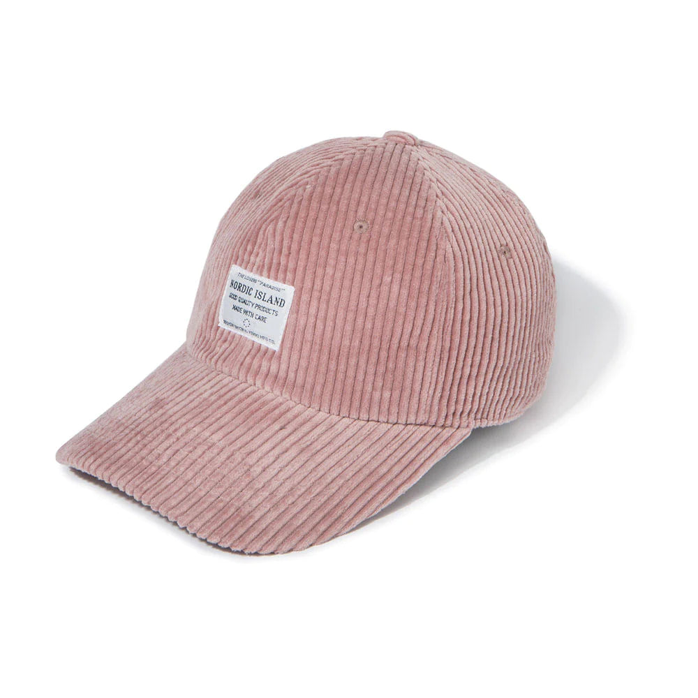 Pink Corduroy Cap