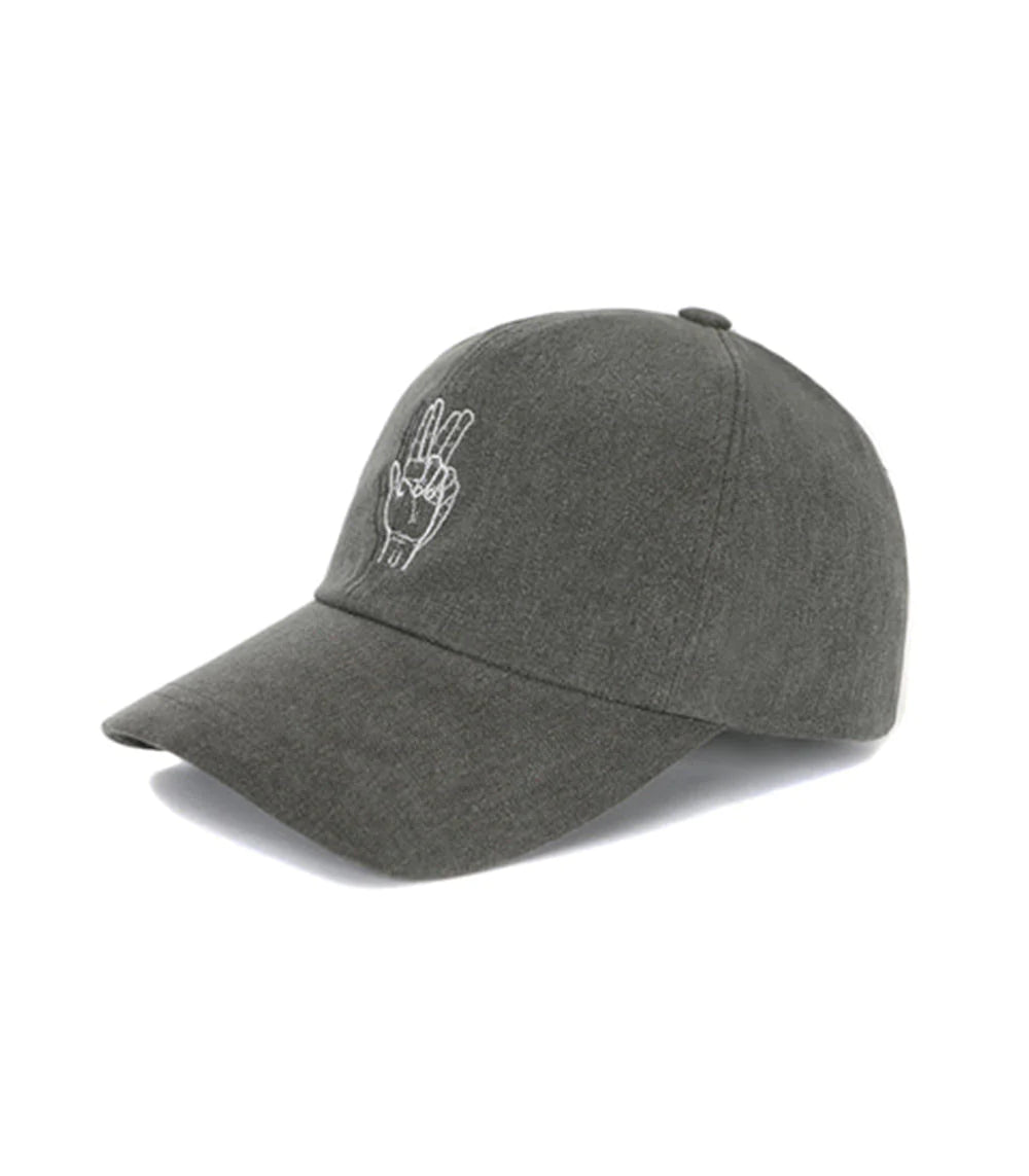 Grey Cotton Cap