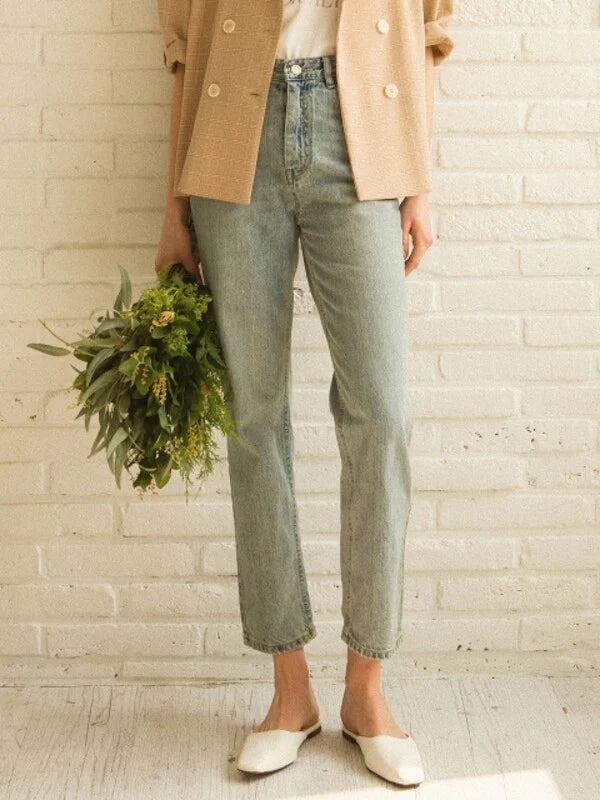 Skyblue Denim Normal Jeans