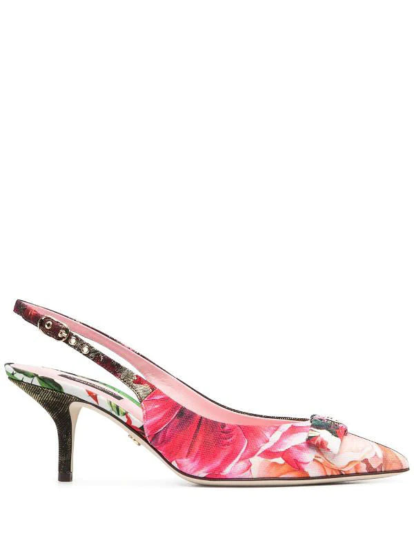 Pink Leather Pumps