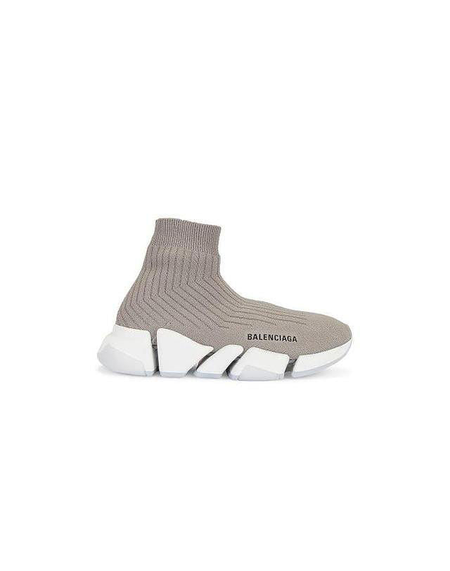 Grey Cotton Hightop Sneakers