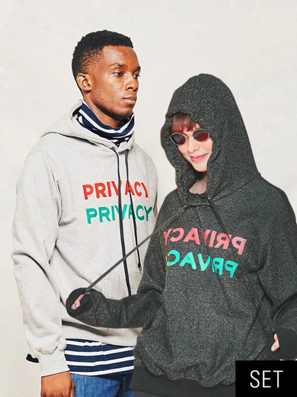 Grey Cotton Oversized Hoodie with Long Sleeves