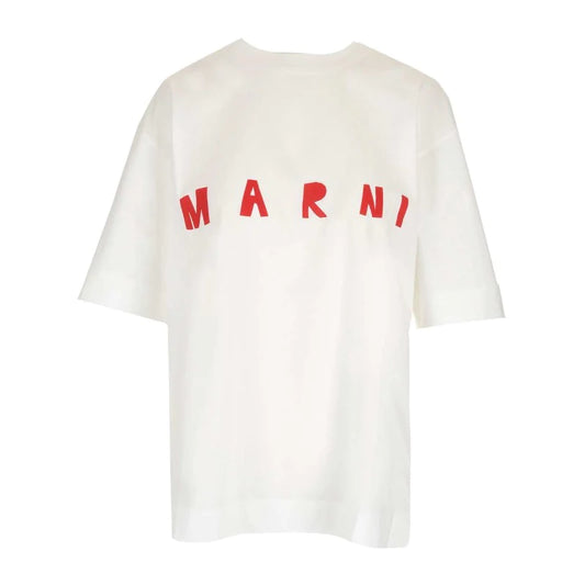 White Cotton Normal T-Shirt with Short Sleeves
