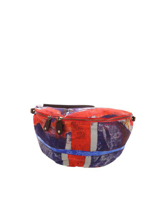 Red Nylon Belt Bag