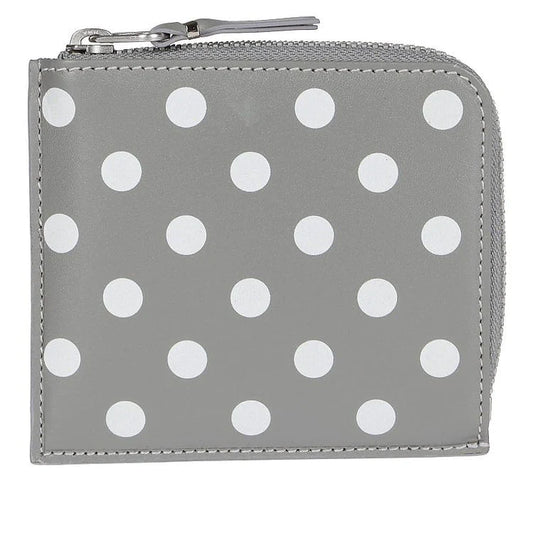 Grey Leather Bifold Wallet