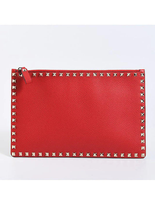 Red Leather Pouch