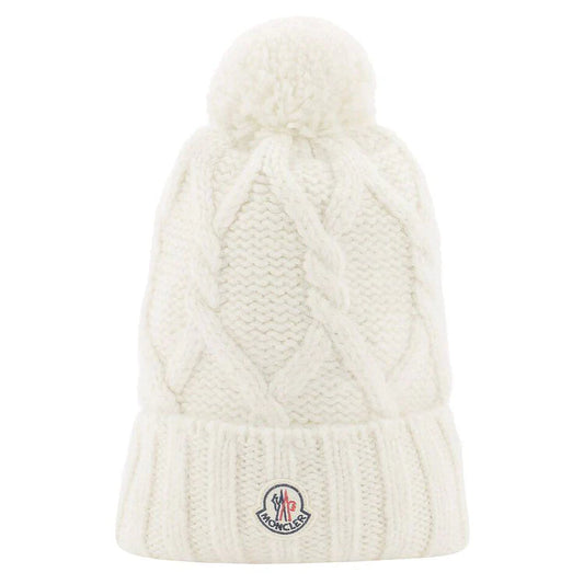 White Knit Beanie