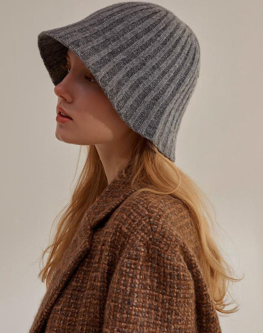 Grey Knit Beanie