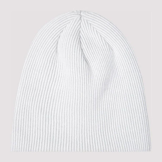 White Knit Beanie