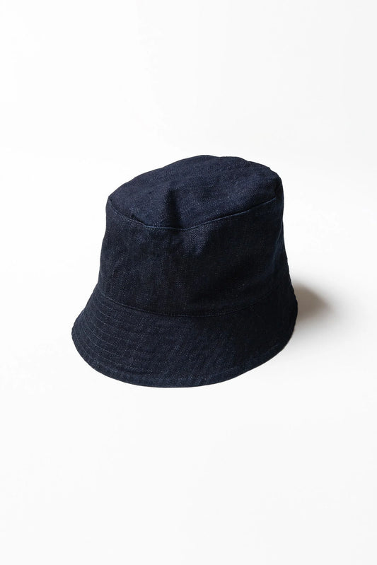 Navy Denim Bucket Hat
