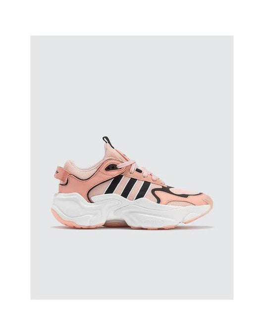 Pink Leather Sneakers