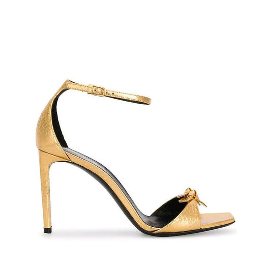 Yellow Leather Sandals
