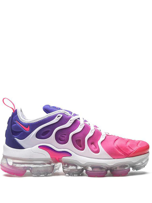 Pink Leather Running Sneakers