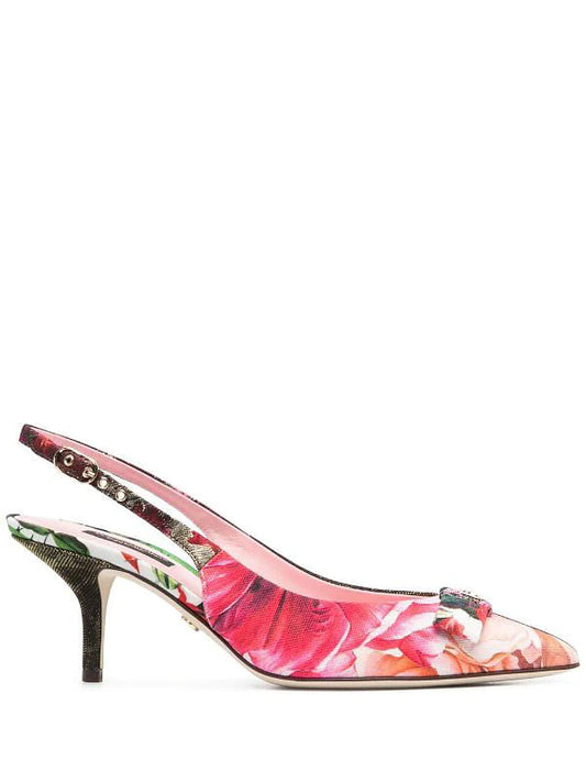 Pink Leather Pumps