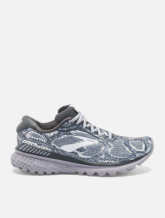 Grey Mesh Running Sneakers